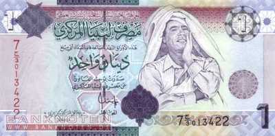 Libya - 1  Dinar (#071_UNC)