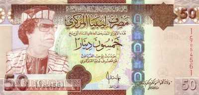 Libya - 50  Dinars (#075_UNC)