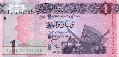 Libyen - 1  Dinar (#076_UNC)