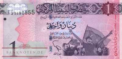 Libya - 1  Dinar (#076_UNC)