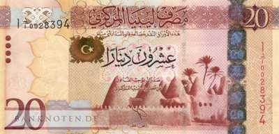 Libya - 20  Dinars (#079_UNC)