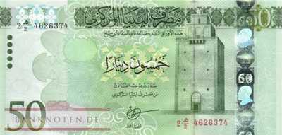 Libya - 50  Dinars (#084-1_UNC)