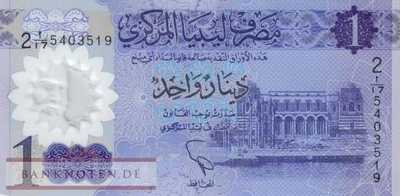 Libyen - 1  Dinar (#085_UNC)