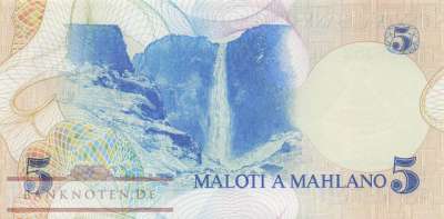 Lesotho - 5  Maloti (#005a_UNC)