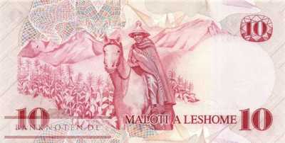 Lesotho - 10  Maloti (#006b_UNC)