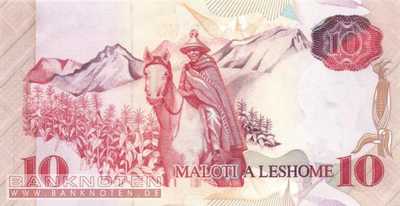 Lesotho - 10  Maloti (#011a_UNC)