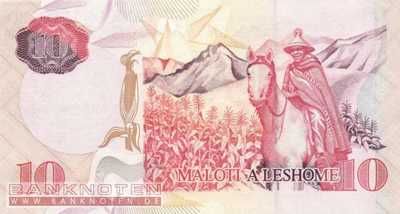 Lesotho - 10  Maloti (#015a_UNC)