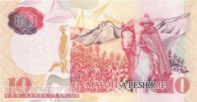 Lesotho - 10  Maloti (#015d_UNC)