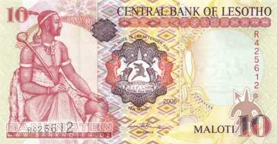 Lesotho - 10  Maloti (#015d_UNC)