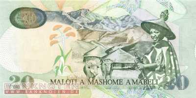 Lesotho - 20  Maloti (#016d_UNC)