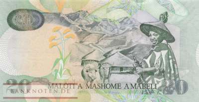 Lesotho - 20  Maloti (#016f_UNC)