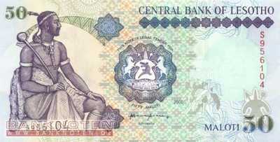 Lesotho - 50 Maloti (#017d_UNC)