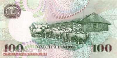 Lesotho - 100 Maloti (#019d_UNC)