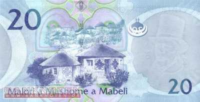 Lesotho - 20  Maloti (#022a_UNC)