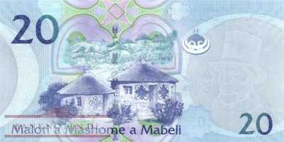 Lesotho - 20  Maloti (#022b_UNC)