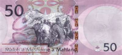 Lesotho - 50  Maloti (#028_UNC)