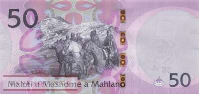 Lesotho - 50  Maloti (#028b_UNC)
