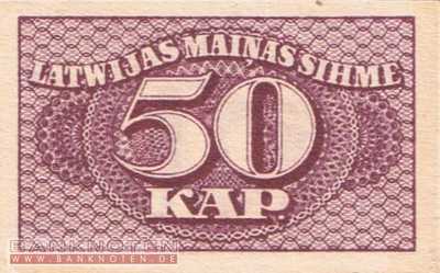 Lettland - 50  Kapeikas (#012a_UNC)