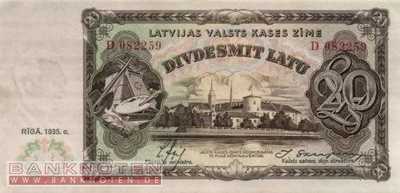 Lettland - 20  Latu (#030a_XF)