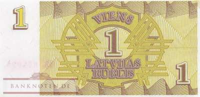 Lettland - 1  Rublis (#035_AU)
