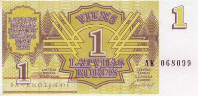Lettland - 1  Rublis (#035_AU)