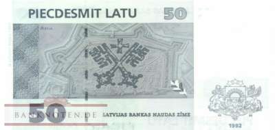 Lettland - 50  Latu (#046_UNC)