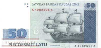 Lettland - 50  Latu (#046_UNC)