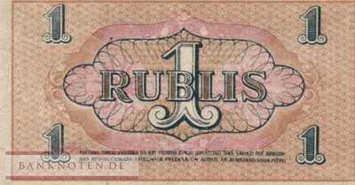 Lettland - 1  Rublis (#R001_VF)