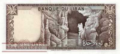 Libanon - 1  Livre (#061b-72_UNC)