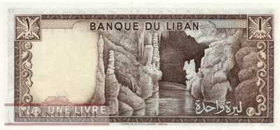 Libanon - 1  Livre (#061b-74_UNC)