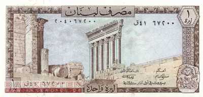 Lebanon - 1  Livre (#061c_UNC)