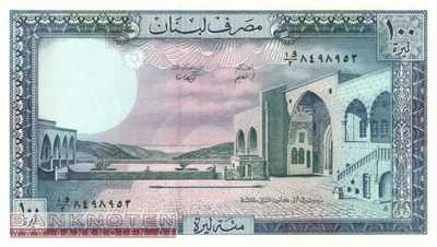 Lebanon - 100  Livres (#066d_UNC)