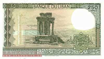 Libanon - 250  Livres (#067c_UNC)