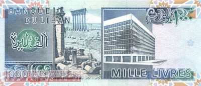 Lebanon - 1.000  Livres (#069a_UNC)