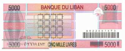 Libanon - 5.000  Livres (#071b_UNC)