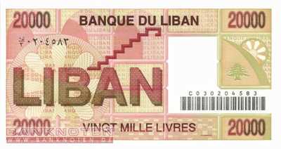 Lebanon - 20.000  Livres (#072-95_UNC)