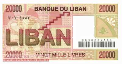 Libanon - 20.000  Livres (#072-95_UNC)