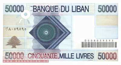 Libanon - 50.000  Livres (#073-95_UNC)