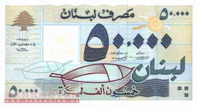 Libanon - 50.000  Livres (#073-95_UNC)