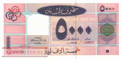 Lebanon - 5.000  Livres (#075_UNC)