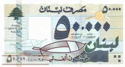 Lebanon - 50.000  Livres (#082_UNC)