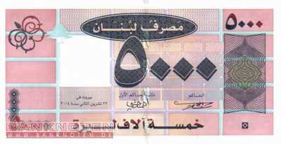 Lebanon - 5.000  Livres (#085a_UNC)