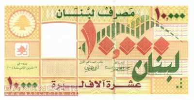 Lebanon - 10.000  Livres (#086a_UNC)