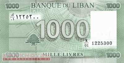 Lebanon - 1.000  Livres (#090a_UNC)