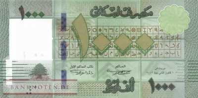 Libanon - 1.000  Livres (#090c-1_UNC)