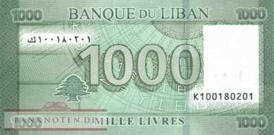 Lebanon - 1.000  Livres (#090c_UNC)