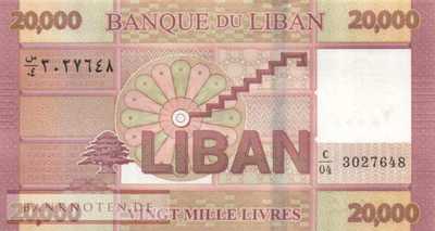 Lebanon - 20.000  Livres (#093c_UNC)