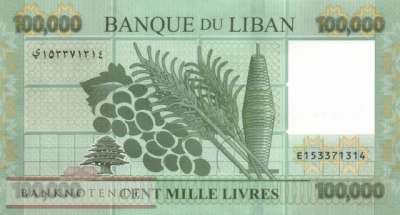 Libanon - 100.000  Livres (#095d_UNC)