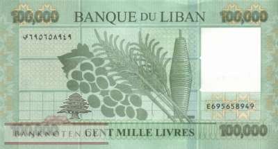 Lebanon - 100.000  Livres (#095e_UNC)