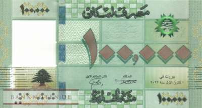 Lebanon - 100.000  Livres (#095e_UNC)